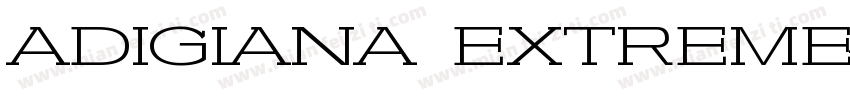 ADIGIANA EXTREME字体转换